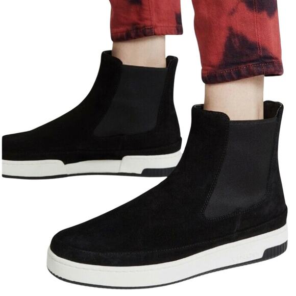 Vince Rhys Chelsea Suede Short Sneaker Boots Water Repellent Women’s size 10 - Picture 2 of 16